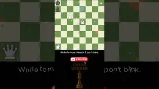 Mate in 2 Moves ♟️ #43🔥 | Chess Winner #chess #shorts #checkmate #brilliant #chesspuzzle