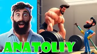 Pixar Disney ai posters / Anatoliy gym edition