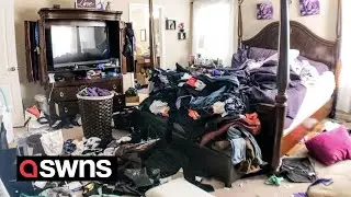 Professional organiser makes $100k a year clearing CLUTTER  in strangers' houses | SWNS