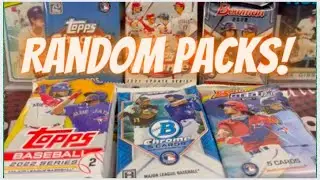 Random Packs! Opening Up 20 Packs of Baseball Cards from 2019-2022 ** Autos & More Pulled! **