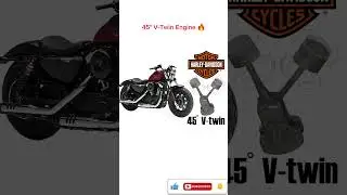 Why Harley-Davidson Sounds So Brutal 🔥 #automobile #shortvideo #v4engine #harleydavidson #bikelovers