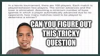 Can you figure out this Tennis Tournament SAT MATH Question?