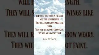 Renewed Strength: Isaiah 40:31 #bible #quotes #verseoftheday #god #motivation #truth #isaiah