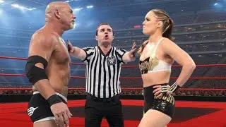 Goldberg vs Ronda rousey : full match - WWE 2K24 | 27 October 2025