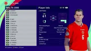 MALTA 2000 - EURO 2000 BELGIUM/HOLLAND - NOT QUALIFIED - PES 2021 PS4