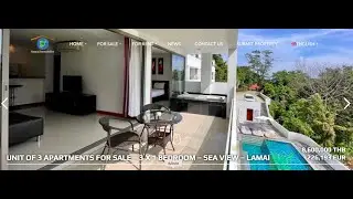 Building 3 apartments with common pool - Lamai - Koh Samu