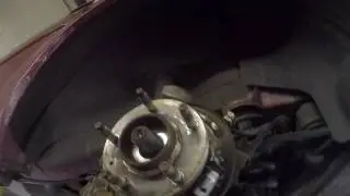 2004 Cadillac cts rear wheel bearing replacement