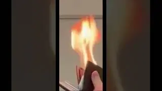 Fire wallet magic trick#magicinspiration #firemagic #fyp #viral #illusionact #viralvideo