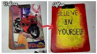 transforming old exam pad into motivational exam pad at home | by anam world