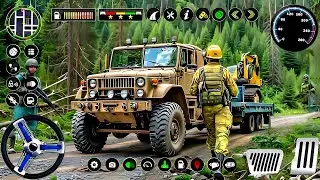 US Offroad Army Military Truck Simulator - Army Truck Driving Cargo Games 2025 - Android Gameplay