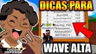 DICAS PARA PEGAR WAVE ALTA NO INFINITE MODE SOLO DO ALL STAR TOWER DEFENSE