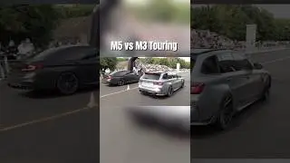 BMW M5 vs M3 Touring #youtubeshorts