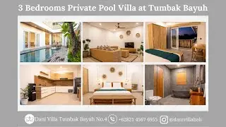 Dani Villa No.4 (3 Bedrooms Private Pools Villa) in Tumbak Bayuh, Canggu, Bali - Indonesia