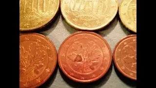 Germany Euro Cent Coin Collection: 1-50 Euro Cents