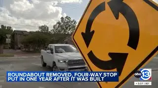 Houston's Near Northside roundabout removed a year after installation
