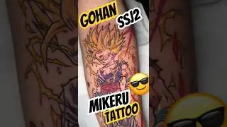 🔥 HICE UN TATUAJE DE GOHAN 😎 SUPER SAIYAJIN 2 #dragonball #tattoo #art
