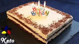 Ice Cream Birthday Cake &ndash; Keto, sugar free, gluten free | Keto Cake Recipe