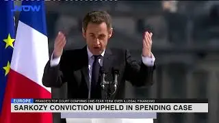 Sarkozy conviction upheld in spending case