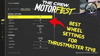 Оптимальная конфигурация руля Thrustmaster T248 для The Crew Motorfest