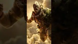 Jai Hanuman flying with mountain ⛰️ 🙌 ✨️ ##trendingreels #god #blessing #hanuman #hanumanji #love