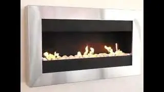 Chemin&eacute;e Bio &eacute;thanol OSLO - M&eacute;tal Inox