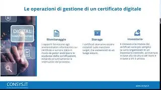 Consys.it CyberTalks | La gestione efficace dei certificati digitali