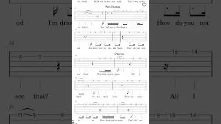 JJ- Wasted Love GUITAR TAB. #guitarsheetmusic #guitartab #tab