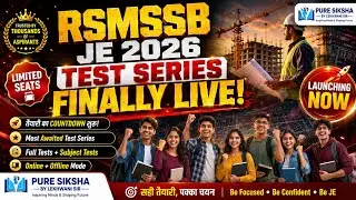 TEST SERIES DETAIL - 1 (RSMSSB JE CIVIL)
