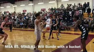 Miller boys basketball beats STAB 85-81