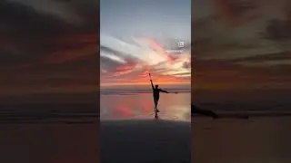 Oregon Coast Meteor Poi Flow - Risk by FKJ & Bas #oregoncoast #meteorpoi #nunchaku #beachsunset