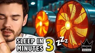Relaxing Fan heater Sound for Tinnitus Relief | White Noise for Deep Sleep