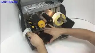 Промышленный термонтрансферный принтер Zebra ZT-410 на www.saotron.ru