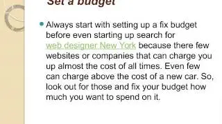 Web Designer New York