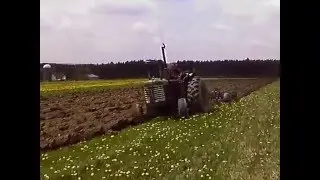 Oliver Super 99 GM Plowing sod