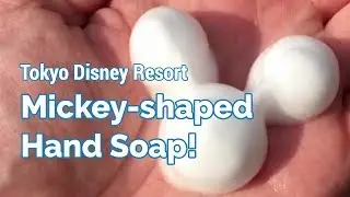 Mickey-shaped Hand Soap at Tokyo Disneyland