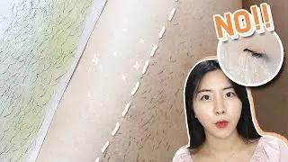 효과최고🔥🔥 다리털 인그로운헤어 안생기게 왁싱 하는 법