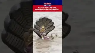 Assam Flood: Water Level Of Brahmaputra River Remains High Following Heavy Rain #shorts