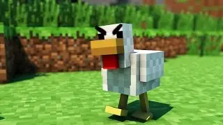 Shandab3ar fights with a Chicken! (Minecraft Clip)
