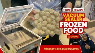 TUTORIAL Pakai Vacuum Sealer Buat Frozen Food || HeavyPack DZ-260/A3 Review