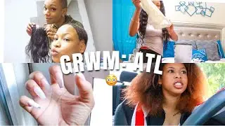 Atlanta Trip: GRWM| Hair, Nails, Packing