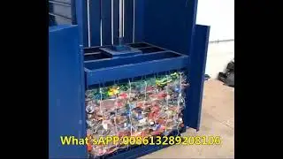 Waste Plastic Bottles Baling Press Machine