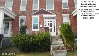 416 MOUNT HOLLY STREET, BALTIMORE, MD Presented by The MD Home Team of Keller Williams Excellence.