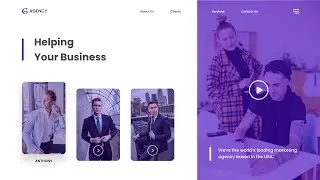 How To Make Latest Website Design Using HTML And CSS | Modern Website Header Design