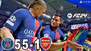 FIFA 24 - WHAT HAPPEN IF ALL THE SUPERSTARS WILL PLAY FROM PSG | UCL FINAL | PS5&trade;