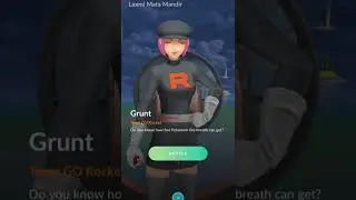 Fighting the NEW FIRE GRUNT | POKEMON GO TEAM ROCKET GRUNT BATTLE | #rocketgrunts #pokemongo #shorts