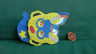 (D.I.Y. Review) Cardboard DX Monster Raise Buckle & PunkJack Core ID - Kamen Rider Geats
