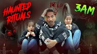 We Tried 3AM Horror Challenges ! 👻 | Haunted Rituals | Cute Sisters