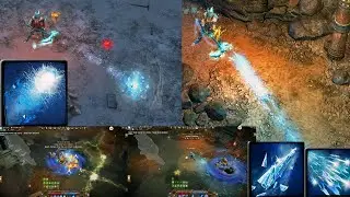 Frozen Sphere vs Ice Missile | Side to Side Comparison | Drakensang Online Spellweaver