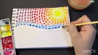 Alma Thomas Inspired Landscape Painting Tutorial for Kids | Easy Art with Colorful Dots