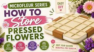 Using the Microfleur - Storing Pressed Flowers